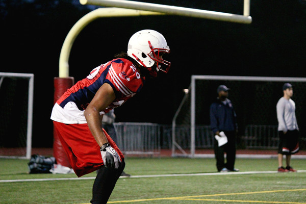 Wide receiver Bibake Uppal notched a second-place finish in the three-cone drill. Photo courtesy of Surrey Now